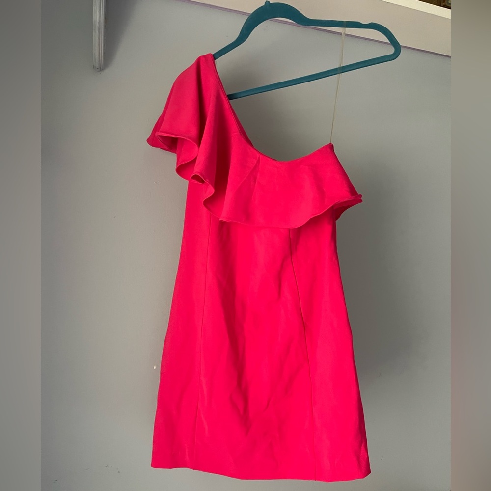 DO+BE one shoulder pink dress - never been worn - Size M
